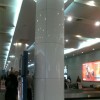 白色微晶石柱子 火车站 机场装饰