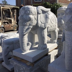 惠安石雕 石雕大象供应