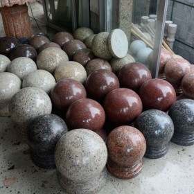 多种颜色石球 圆球产品供应