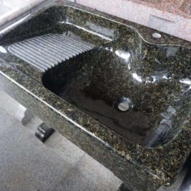进口石材一体洗衣池 （绿星） XYC-049