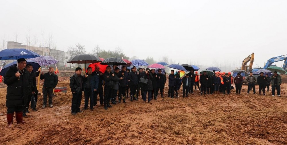 湖北黄冈市在麻城建立高端建材加工区项目开工启动仪式隆重举行