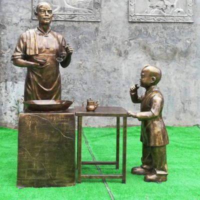 陕西西安民俗雕塑厂承接民俗文化雕塑  农耕文化雕塑 卡通雕塑
