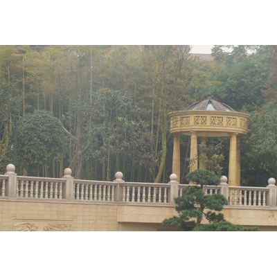 陕西西安栏杆厂供应围墙石材栏杆 阳台 河道汉白玉栏杆