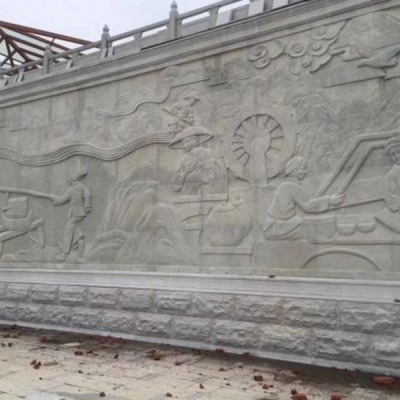 四川青石公园壁画雕刻 浮雕 大型历史场景