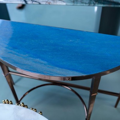 蓝色系奢石家具桌面